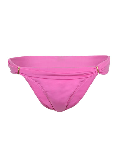 Solid Bia Tube Brazilian Bikini Bottom Pink