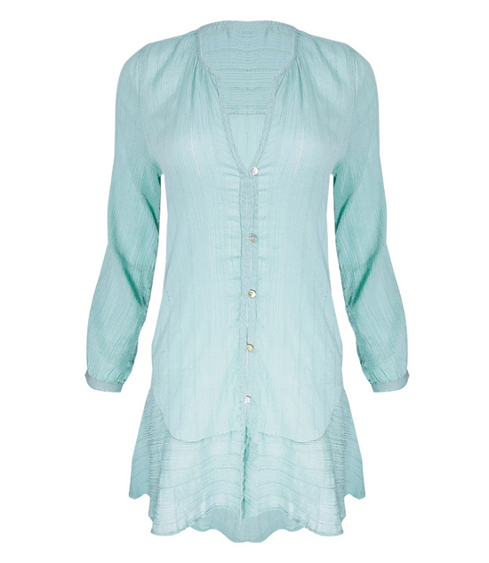 Solid Ebe Chemise Shirt Dress