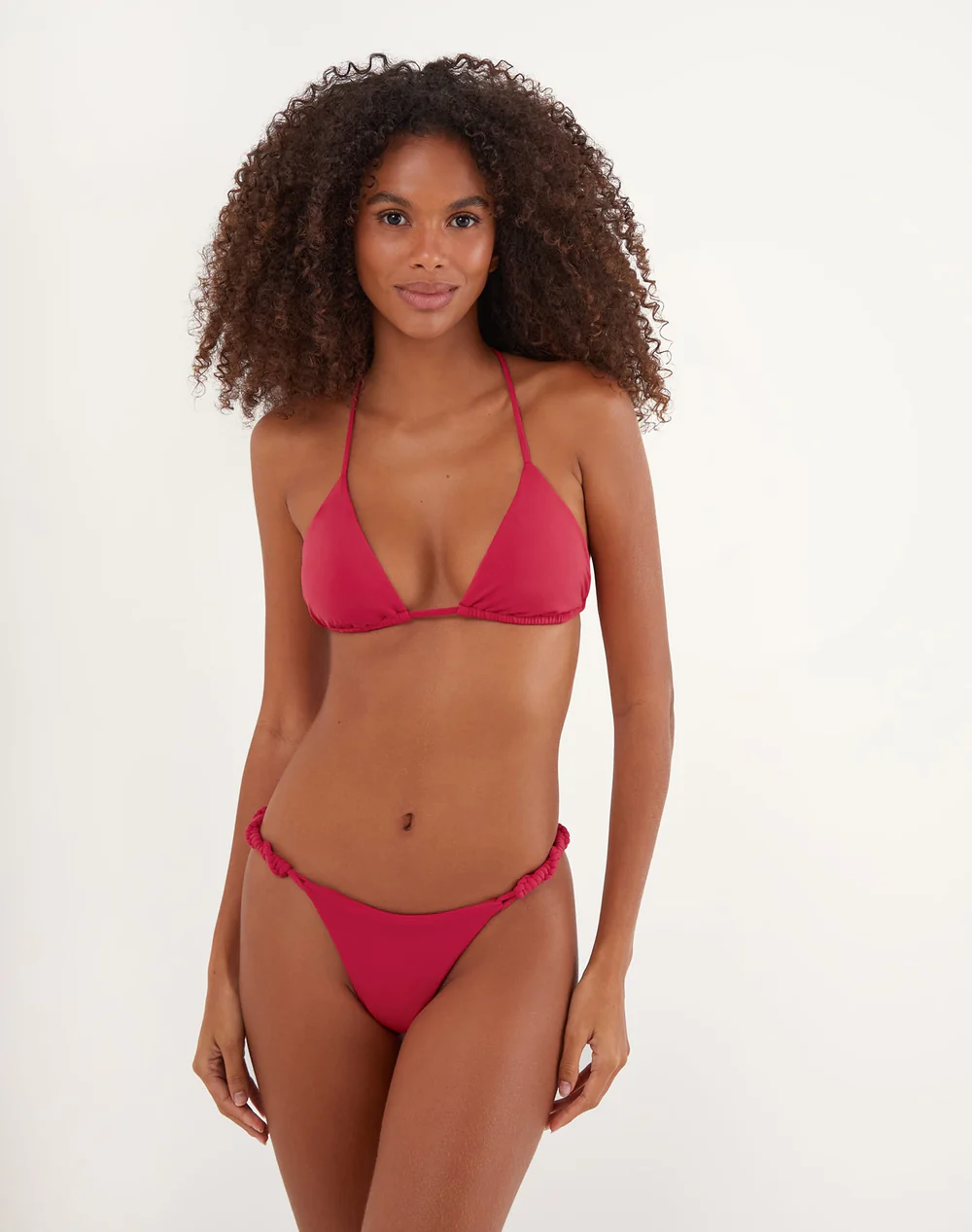 Load image into Gallery viewer, Solid Holly Detail Cheeky Bottom Summerwine - Bikini Bottom
