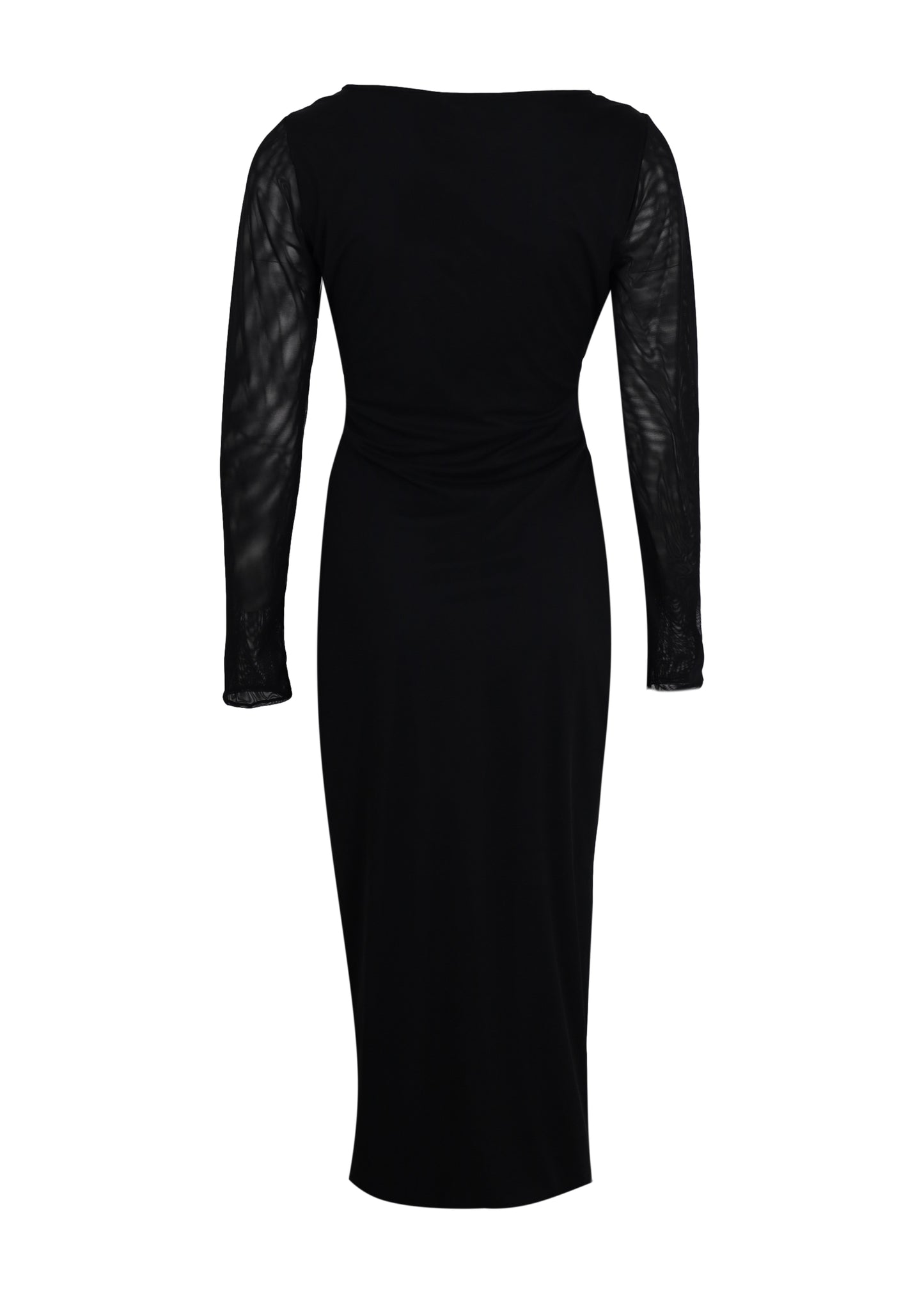 Load image into Gallery viewer, Solid Luna Midi Dress Black
