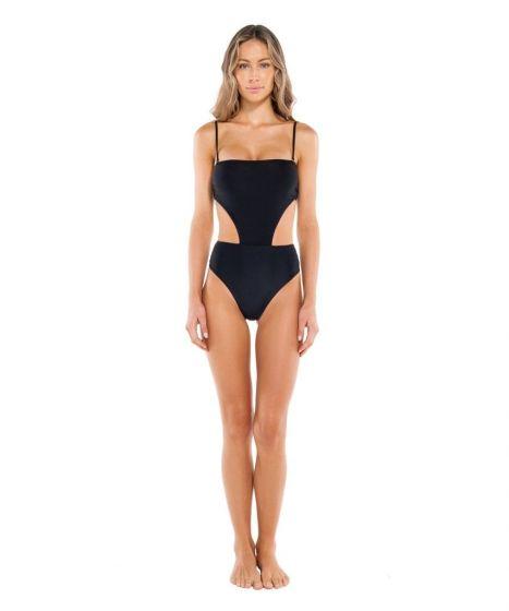 Load image into Gallery viewer, Vix Solid Maite One Piece Brazil Black
