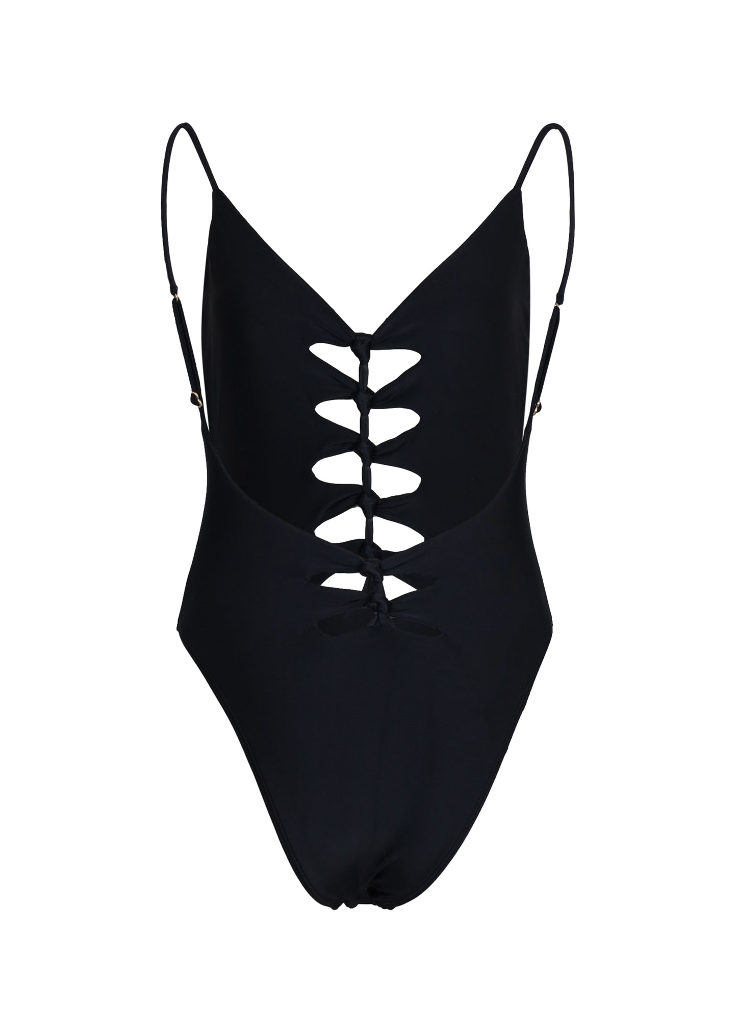 Load image into Gallery viewer, Solid Megan One Piece Black
