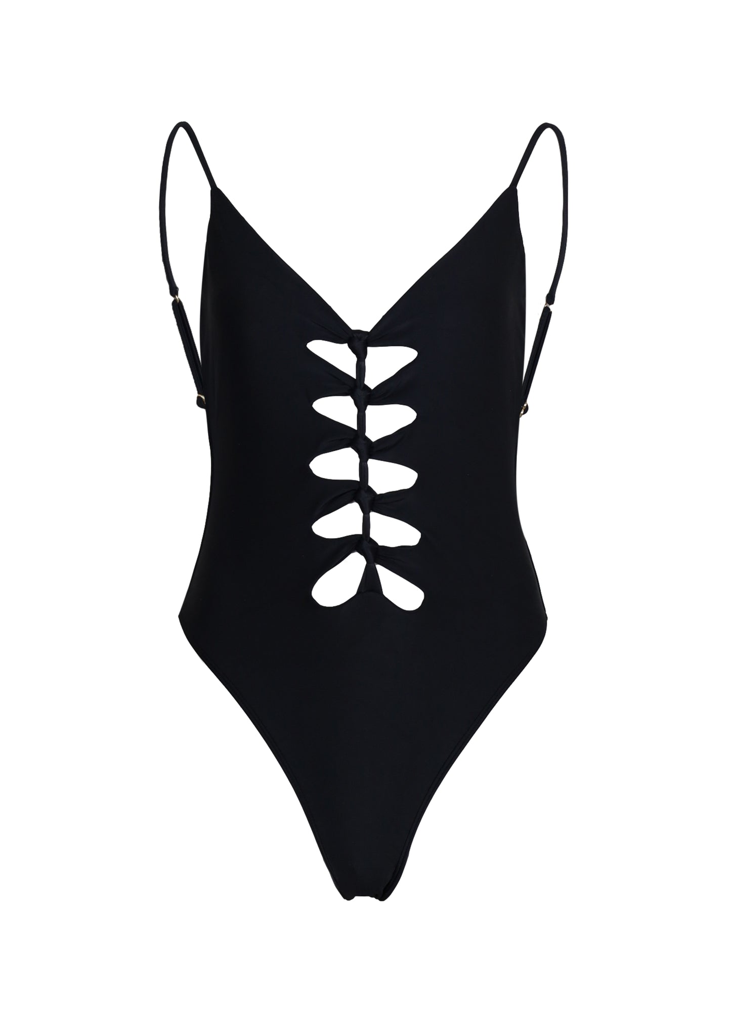 Load image into Gallery viewer, Solid Megan One Piece Black
