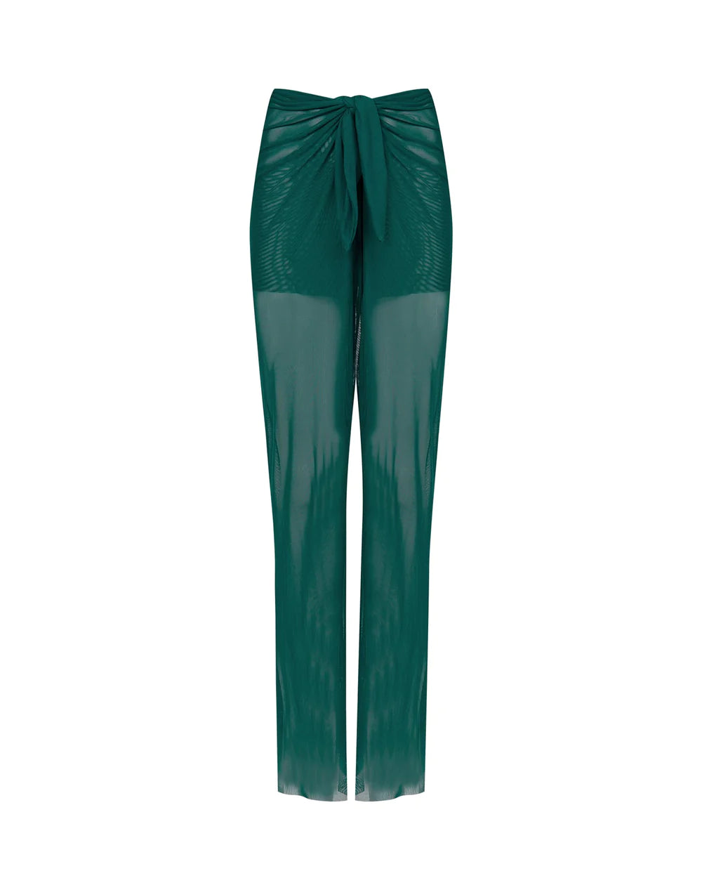 Load image into Gallery viewer, Solid Pareo Pants Green - Trousers
