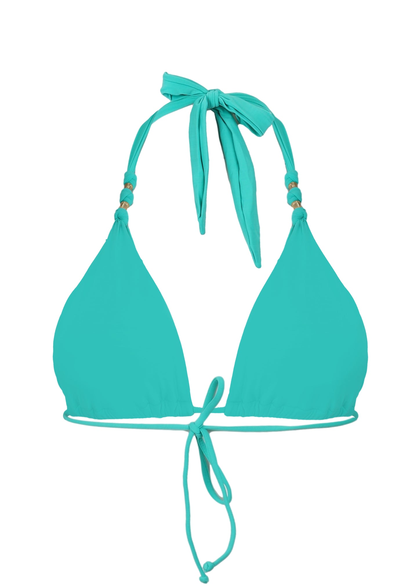 Load image into Gallery viewer, Solid Paula Bikini Top Light Green
