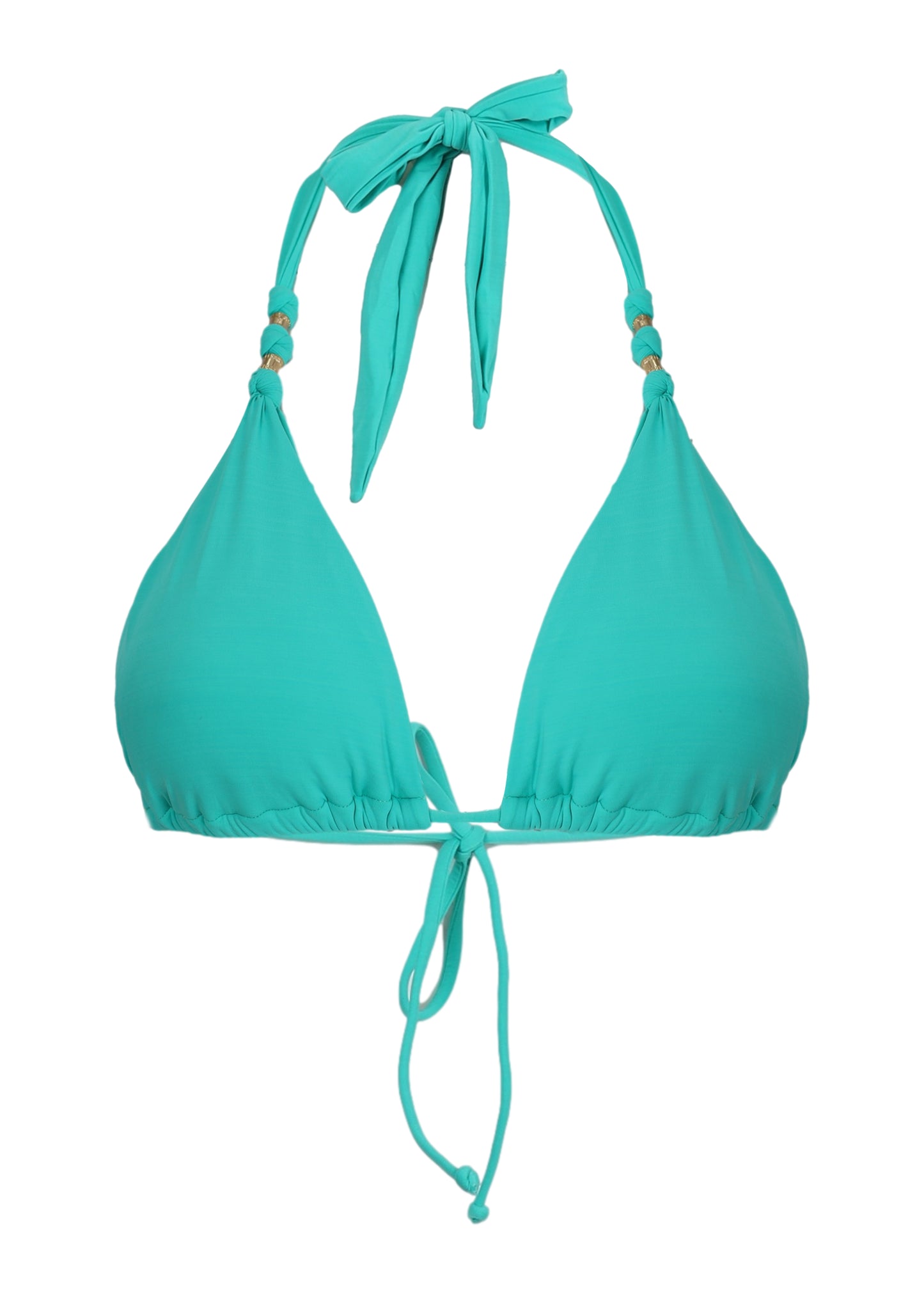 Load image into Gallery viewer, Solid Paula Bikini Top Light Green
