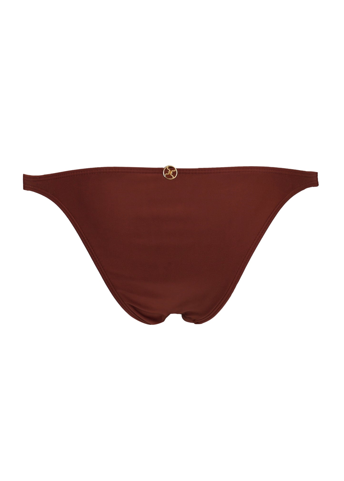 Load image into Gallery viewer, Solid Paula Brazilian Bikini Bottom Brown
