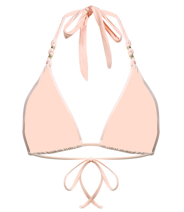 Vanilla Solid Paula Top - Bikini Top