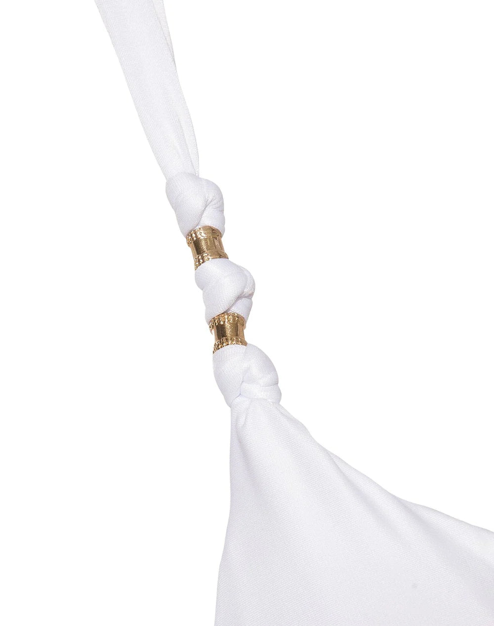 Load image into Gallery viewer, Solid Paula Top White - Bikini Top
