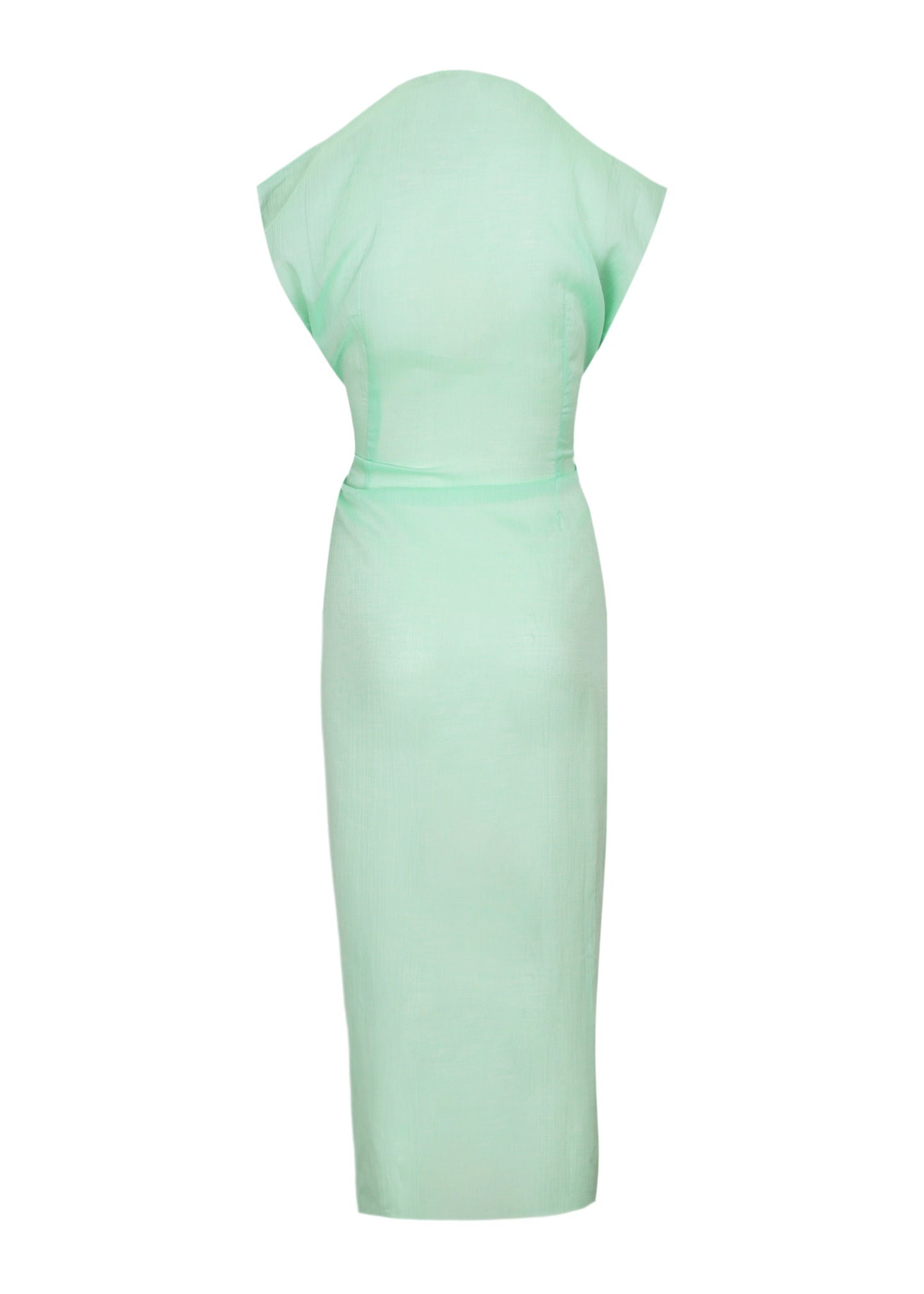 Load image into Gallery viewer, Solid Sasha Long Cover Up Light Green
