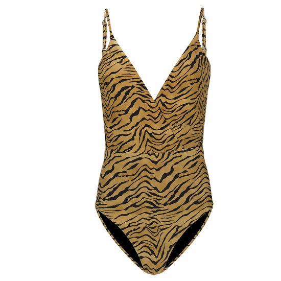Load image into Gallery viewer, Tiger Madalena One Piece Full Black
