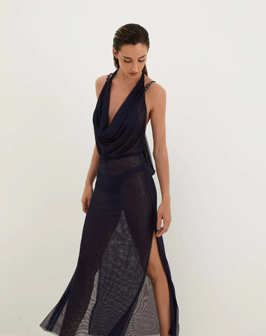 Tilly Long Cover Up Sailboat