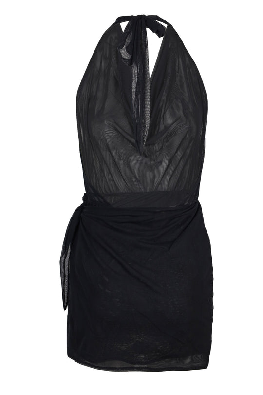 Load image into Gallery viewer, Tilly Short Cover Up Black
