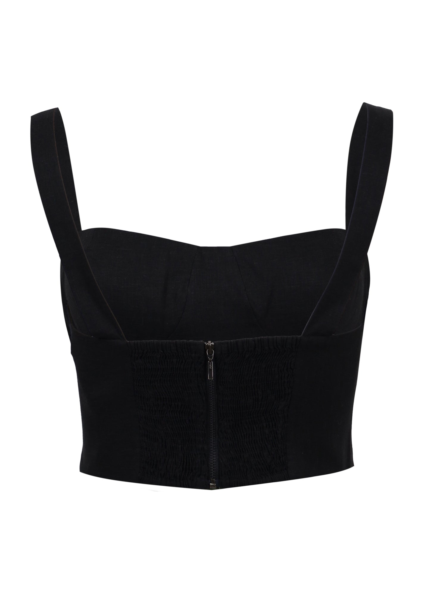 Load image into Gallery viewer, Valleta Cropped Top Black
