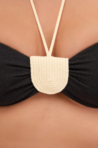 Firenze Yara Bandeau Top Black