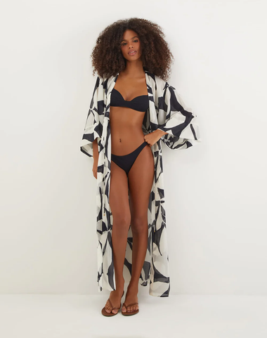 Yumi Long Kimono Cover Up - Cover Up