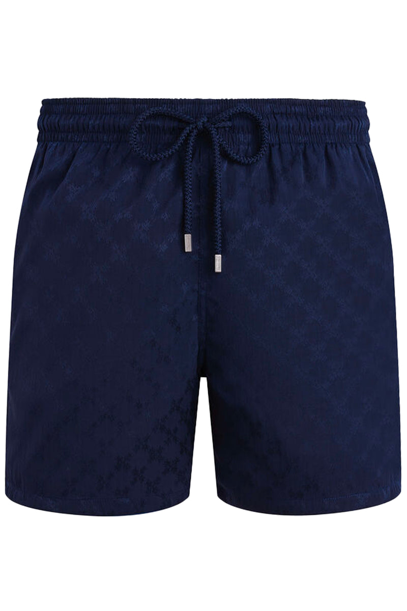 Men Swim Shorts Turtle Monogram Navy