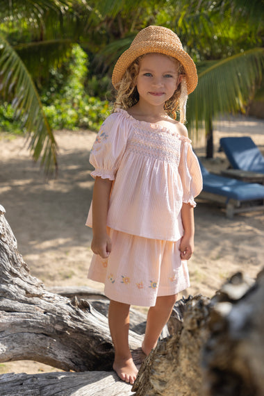 Judith Blouse and Skirt Set Warm Sand