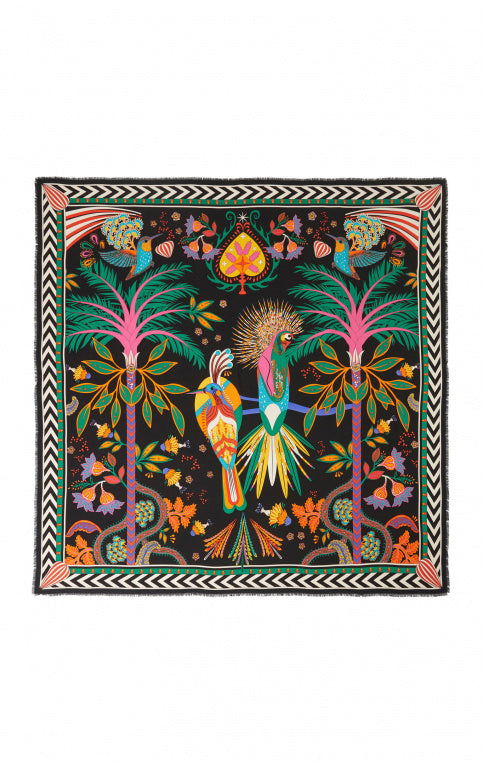 Load image into Gallery viewer, Magic India Scarf Noir - Scarf
