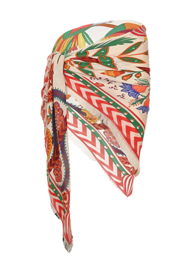 Magic India Scarf Beige - Scarf