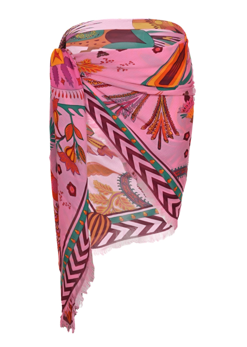 Magic India Scarf Rose