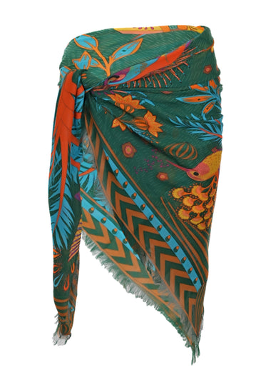 Magic India Scarf Vert - Scarf