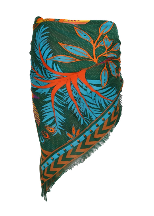 Load image into Gallery viewer, Magic India Scarf Vert - Scarf
