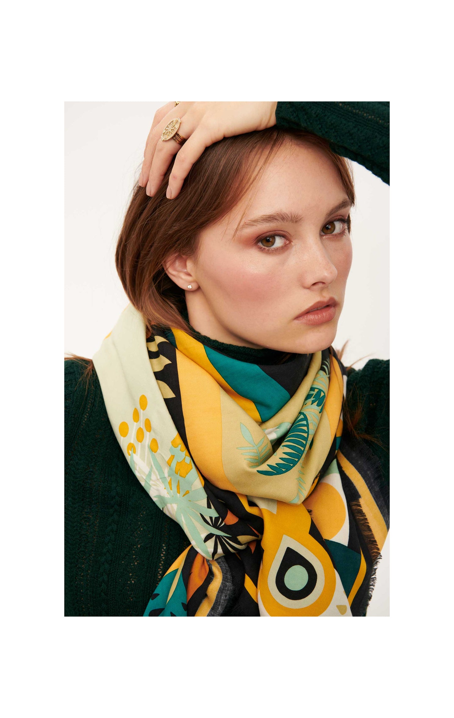 Load image into Gallery viewer, Beldi Noir Scarf
