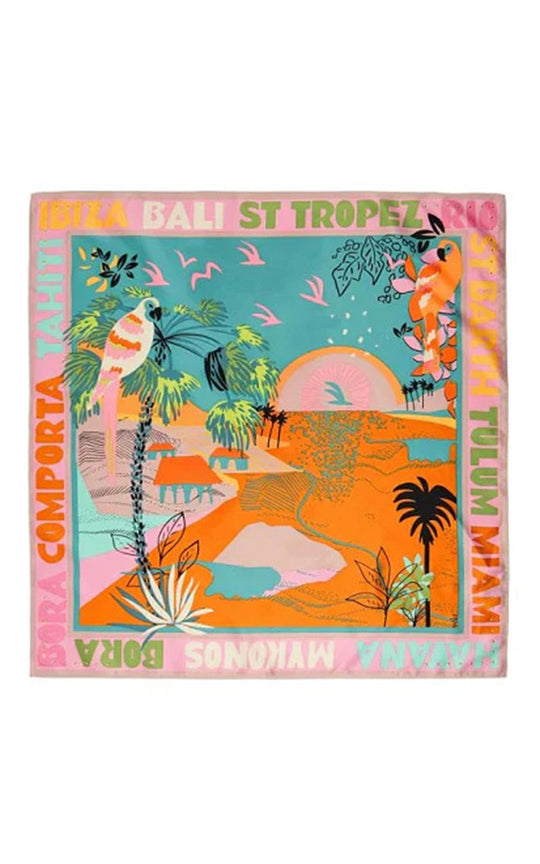 Vacanze Scarf Orange