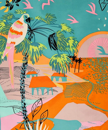 Vacanze Scarf Orange - Scarf