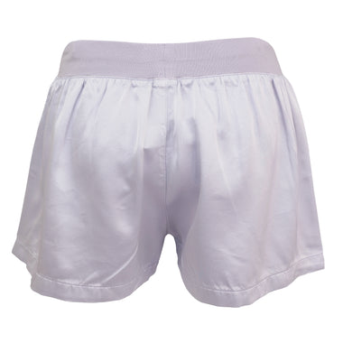 Women Satin Short Lavender - Shorts