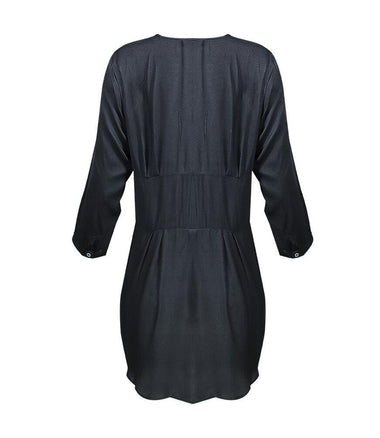 Solid Ana Chemise Black - Cover Up