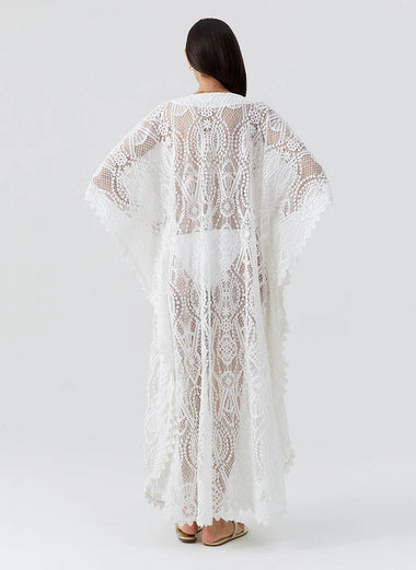 Yasin Cover Up White