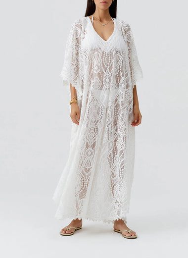 Yasin Cover Up White