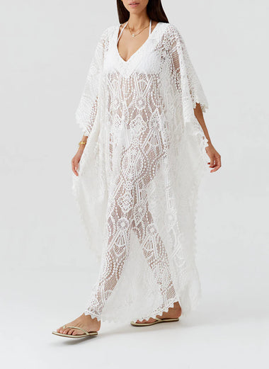 Yasin Cover Up White