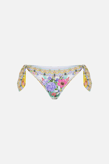 Dip Front Pant With Ties Caterina Spritz - Bikini Bottom