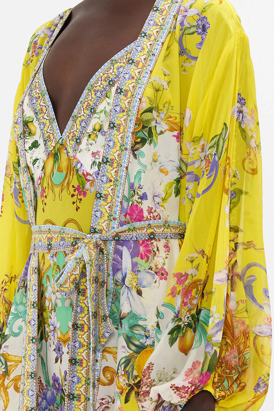 Blouson Sleeve Layer Kimono Caterina Spritz