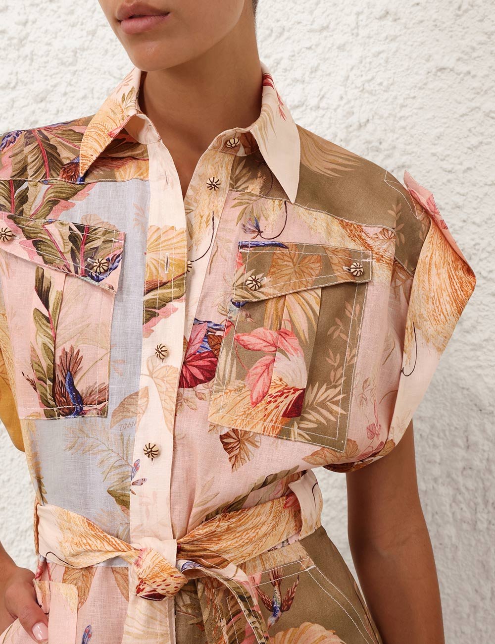 Load image into Gallery viewer, Ascension Cuffed Playsuit Spliced
