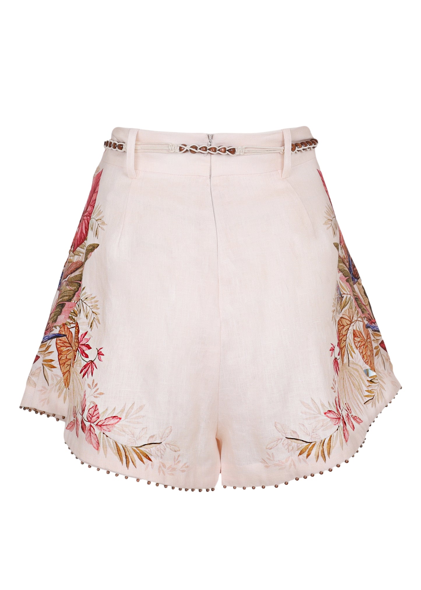 Load image into Gallery viewer, Ascension Tuck Short Cream Palm Floral
