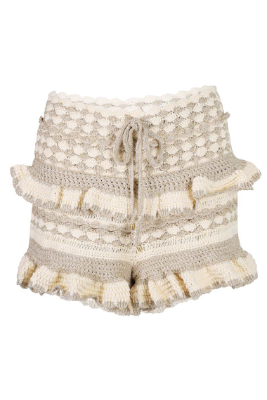 Wanderlust Shorts Metallic Gold/Cream
