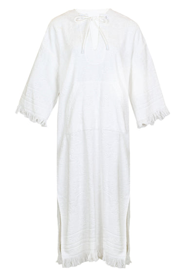 Alight Towelling Midi Dress Ivory - Dress