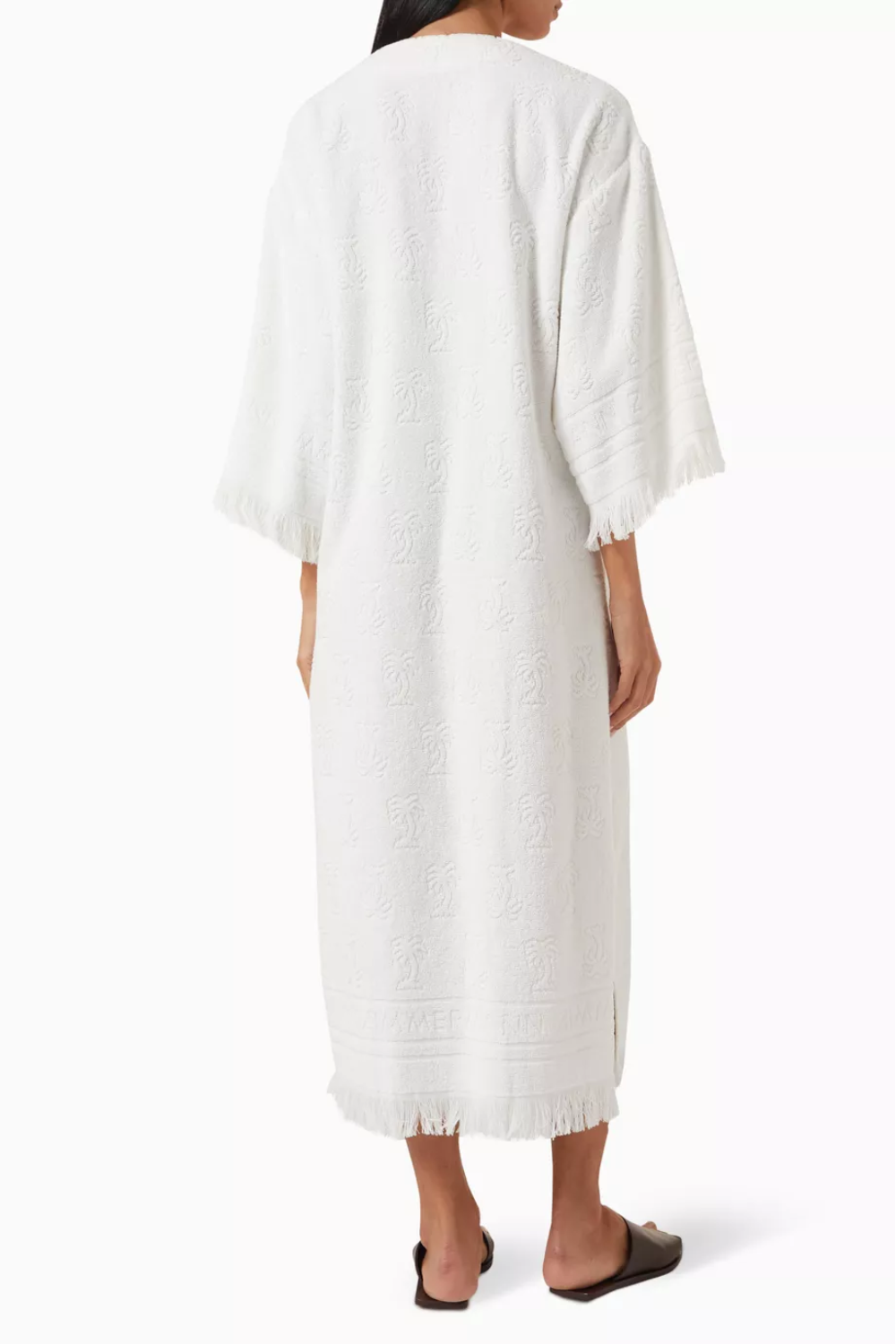 Load image into Gallery viewer, Alight Towelling Midi Dress Ivory
