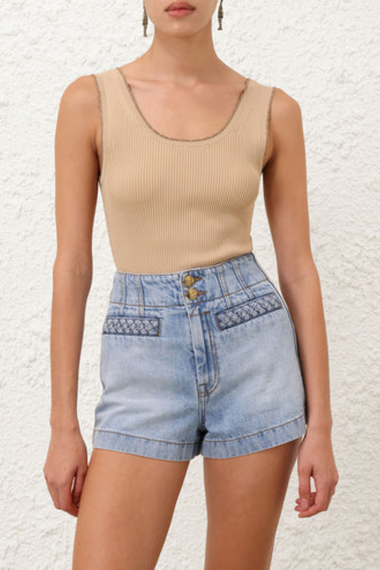 Ascension Scallop Scoop Tank Macadamia