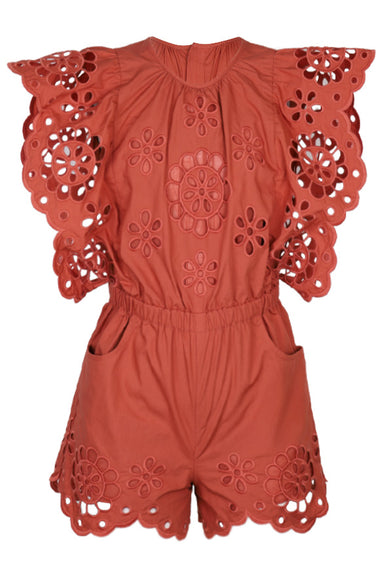Broderie Anglaise Playsuit
