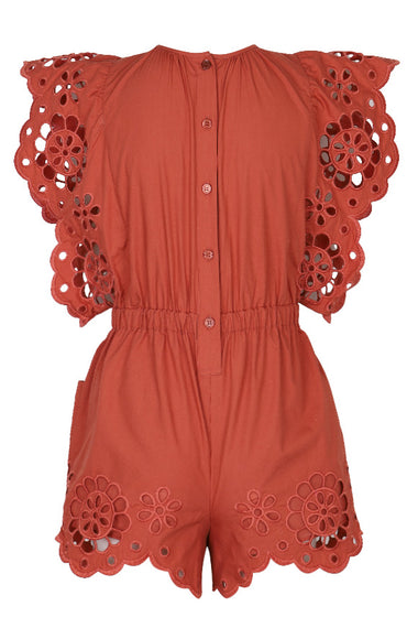 Broderie Anglaise Playsuit