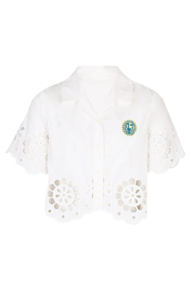Broderie Shirt Ivory