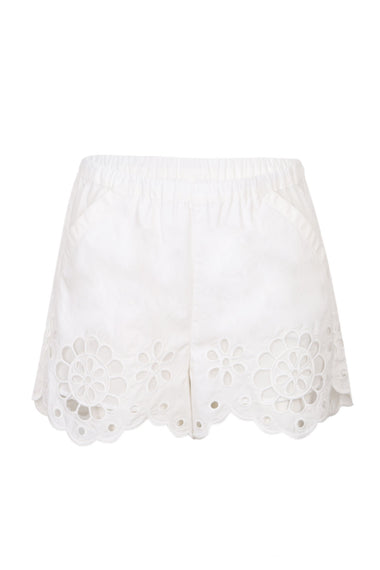 Broderie Short Ivory