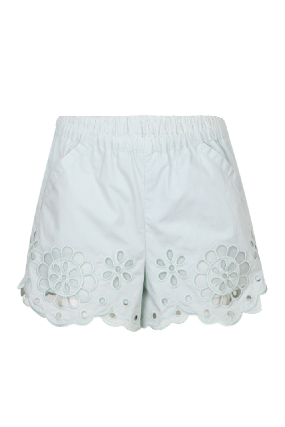 Load image into Gallery viewer, Broderie Short Soft Mint
