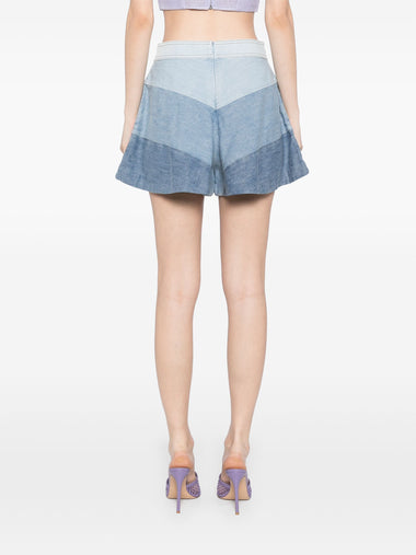 Tallow Chevron Denim Short - Short