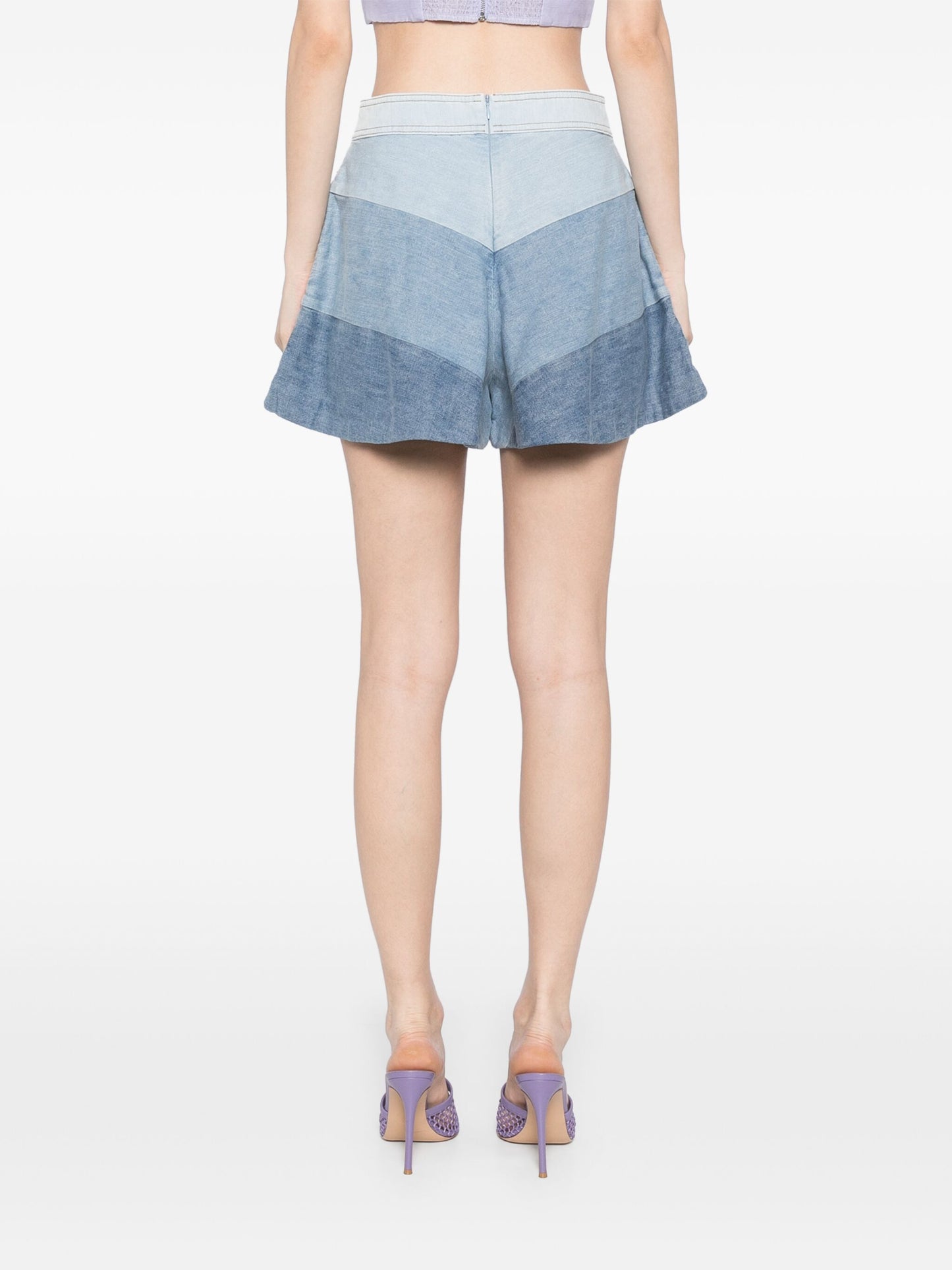 Load image into Gallery viewer, Tallow Chevron Denim Short - Short
